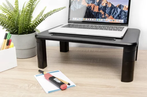 Підставка для монітора DIGITUS Ergonomic Monitor Riser, до 10кг, чорна