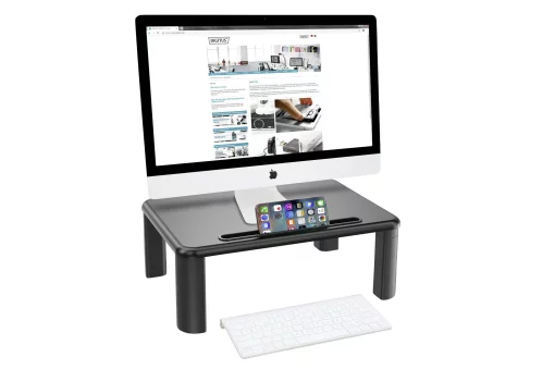 Підставка для монітора DIGITUS Ergonomic Monitor Riser, до 10кг, чорна
