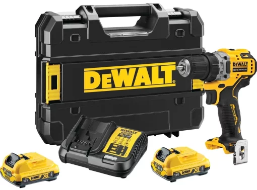Дриль-шурупокрут DeWalt XR Li-Ion 12В акб 2х2А·год 57.5Нм 425-1500об/хв патрон 10мм кейс 1.1кг