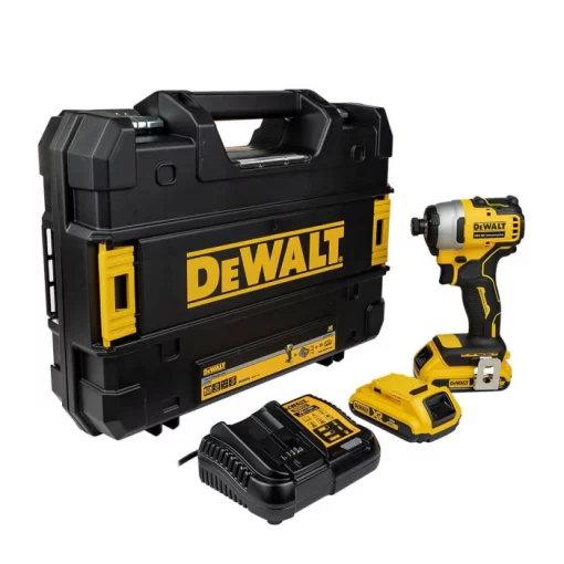 Шурупокрут ударний акумуляторний DeWalt XR Li-Ion 18В 190Нм 2800об/хв кейс 0.96кг