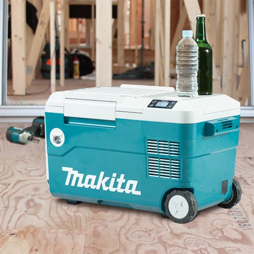 Холодильник акумуляторний мобільний Makita DCW180Z 220/12В/18В LXT з функцією нагріву -18°/+60° 20л 13кг
