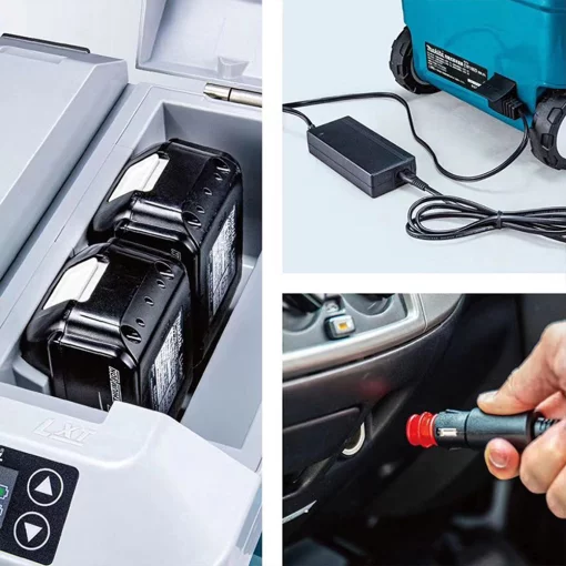 Холодильник акумуляторний мобільний Makita DCW180Z 220/12В/18В LXT з функцією нагріву -18°/+60° 20л 13кг