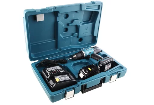 Шурупокрут-дриль акумуляторний Makita DDF453SYE 18В 2х1.5А·год 42Нм 0-400·0-1300об/хв кейс 1.6кг