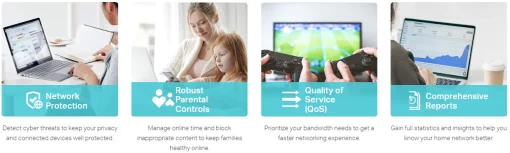 Система WiFi-Mesh TP-LINK Deco X60 AX3000, 1xGE LAN, 1xGE WAN, 3 мод