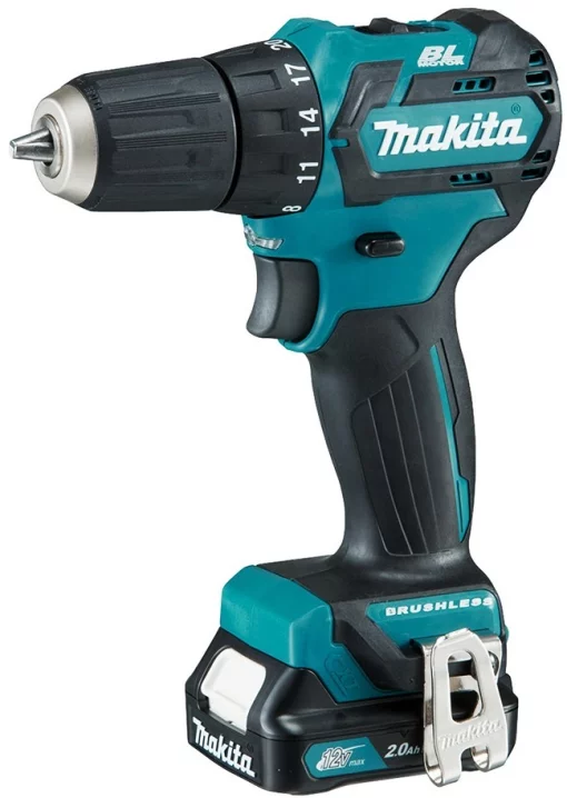 Шурупокрут-дриль акумуляторний Makita DF332DSAE 10.8В 2х2.0А·год 21·35Нм 0-450·0-1500об/хв 1.06кг