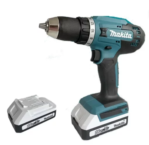 Шурупокрут-дриль акумуляторний Makita DF488D004 18В 2х2А·год 24·42Нм 0-400·0-1400об/хв 1.7кг