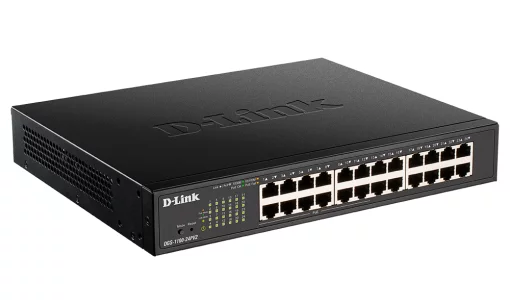 Комутатор D-Link DGS-1100-24PV2 24xGE (1-12 PoE) EasySmart