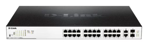 Комутатор D-Link DGS-1100-26MPP 24xGE PoE, 518Вт, EasySmart