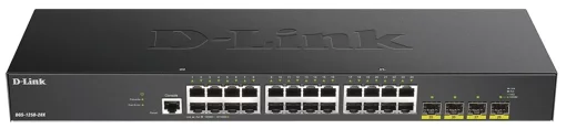 Комутатор D-Link DGS-1250-28X 24xGE, 4xSFP+, WebSmart