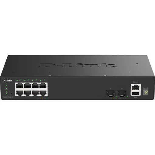 Комутатор D-Link DGS-1530-10 8xGE, 2xSFP+ Керований. L2+