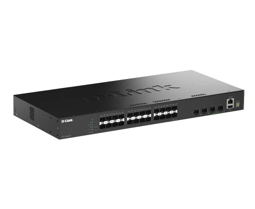 Комутатор D-Link DGS-1530-28S 24xSFP, 4xSFP+, Керований, L2+