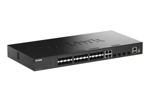 Комутатор D-Link DGS-1530-28SC 20xSFP, 4xSFP+/10GE, Керований, L3