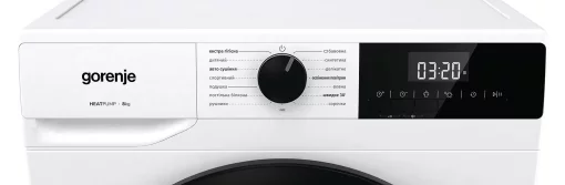 Сушильна машина Gorenje тепловий насос, 8кг, А++, 60см, дисплей, білий