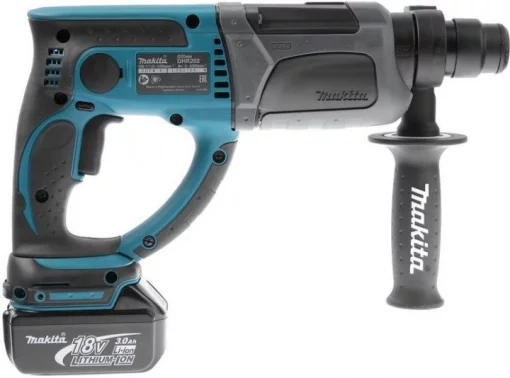 Перфоратор акумуляторний Makita DHR202RFJ SDS-plus LXT 18В акб 2x3А·год 2Дж 3.5кг