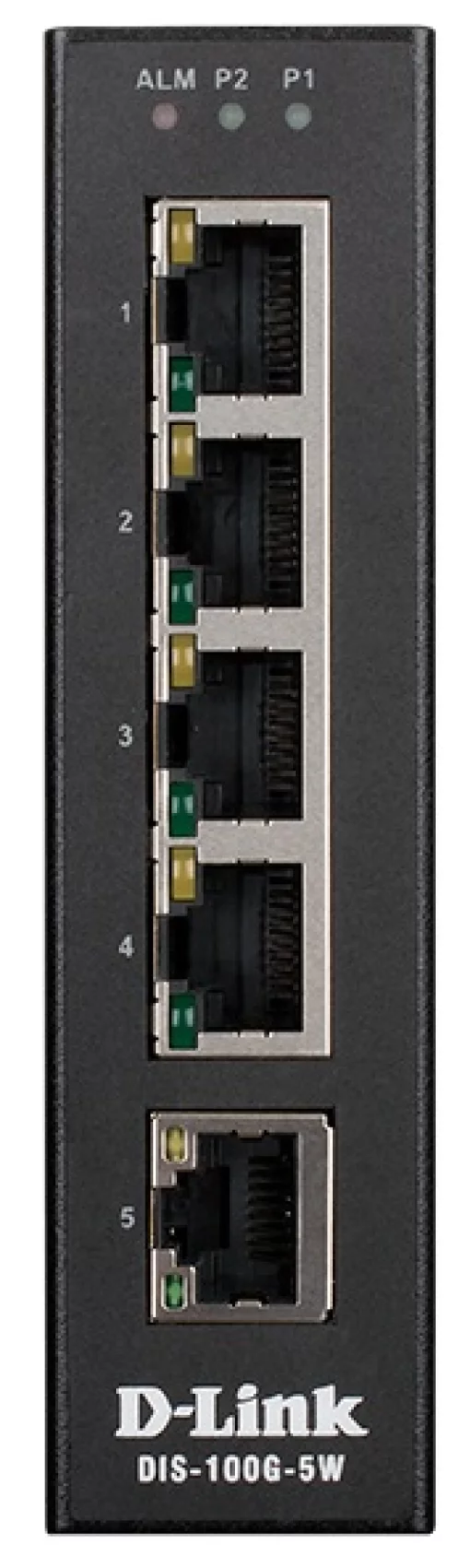 Промисловий комутатор D-Link DIS-100G-5W 4x1GE, Некерований