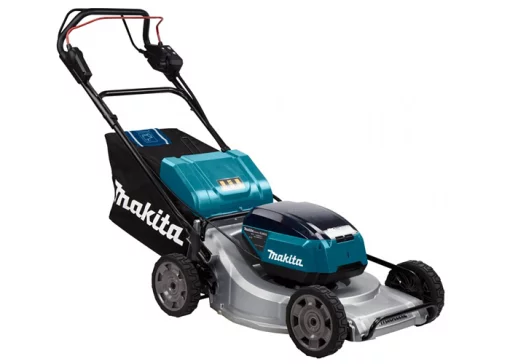 Газонокосарка акумуляторна Makita LXT DLM 18+18В 53см 70л 20-100мм самохідна 43.9кг без АКБ та ЗП