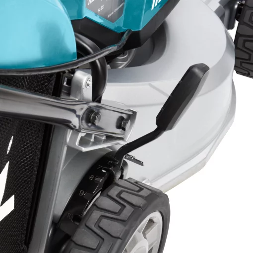 Газонокосарка акумуляторна Makita LXT DLM 18+18В 53см 70л 20-100мм самохідна 43.9кг без АКБ та ЗП