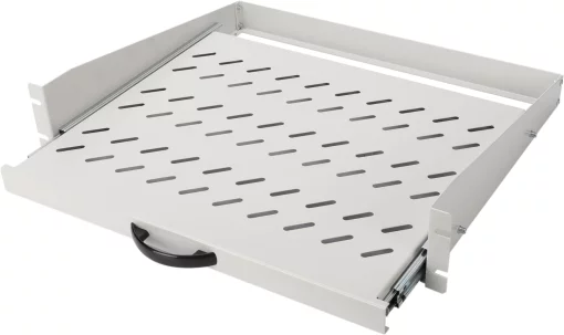 Полиця DIGITUS 19", 2U, консольна, висувна, 352мм, сіра