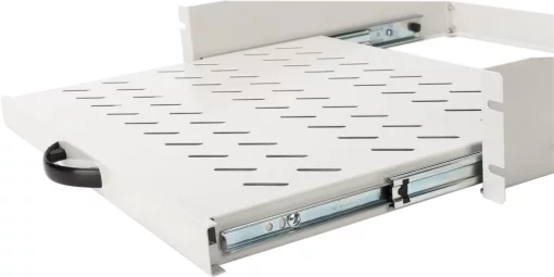 Полиця DIGITUS 19", 2U, консольна, висувна, 352мм, сіра