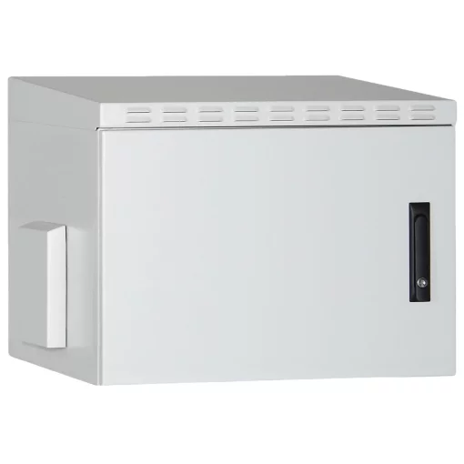 Шафа DIGITUS 19", 12U, вулична, металеві двері, 600x600 мм, 100кг максимально, IP55, сіра