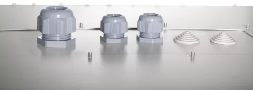 Шафа DIGITUS 19", 12U, вулична, металеві двері, 600x600 мм, 100кг максимально, IP55, сіра