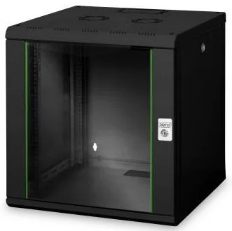 Шафа DIGITUS 19", 12U, Wall Mounting Unique, 600x600 мм, 100кг максимально, чорна