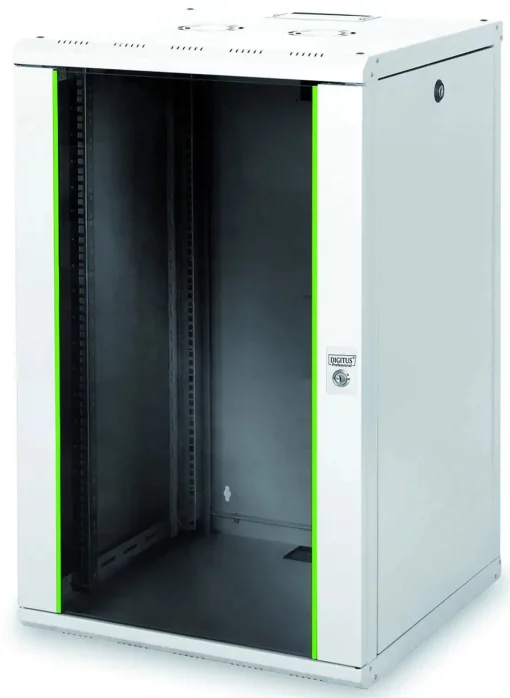 Шафа DIGITUS 19", 20U, Wall Mounting Unique, 600x600 мм, 100кг максимально, сіра