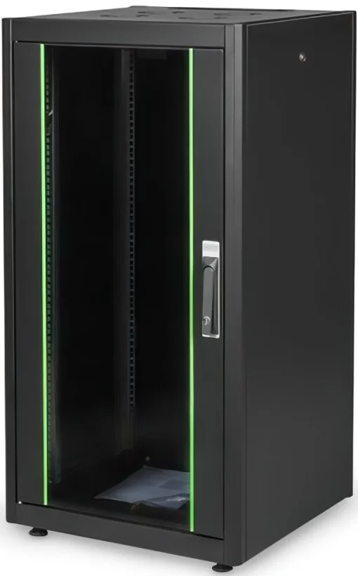 Шафа DIGITUS 19", 22U, Network Dynamic Basic, 600x600 мм, 600кг максимально, чорна