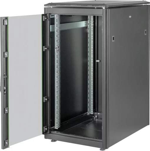 Шафа DIGITUS 19", 22U, Network Unique, 600x800 мм, 800кг максимально, чорна