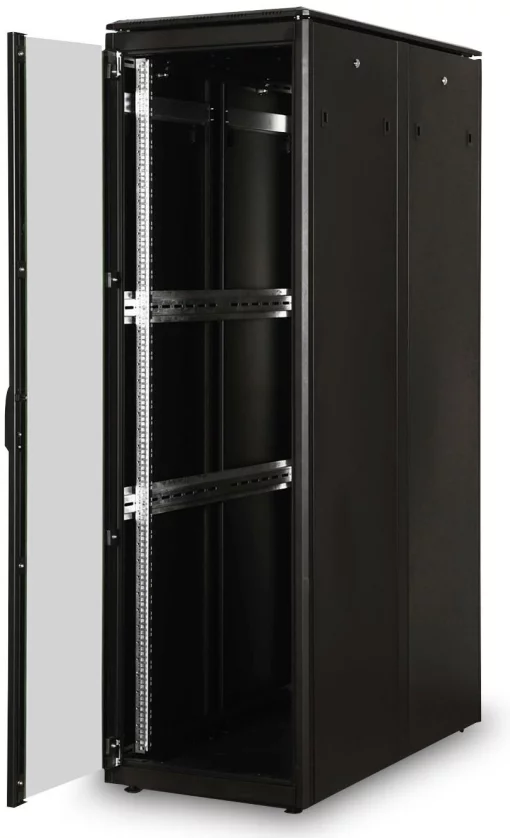 Шафа DIGITUS 19", 42U, Network Unique, 600x1200 мм, 800кг максимально, чорна