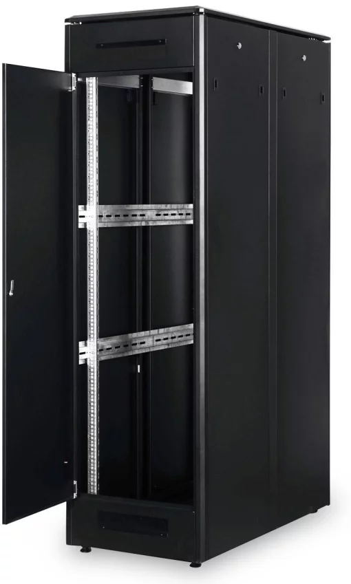 Шафа DIGITUS 19", 42U, Network Unique, 600x1200 мм, 800кг максимально, чорна