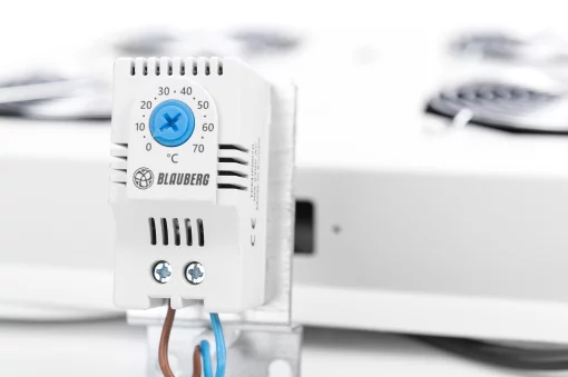 Блок вентиляторів DIGITUS 19" Roof, 2 fans, thermostat, RAL 7035