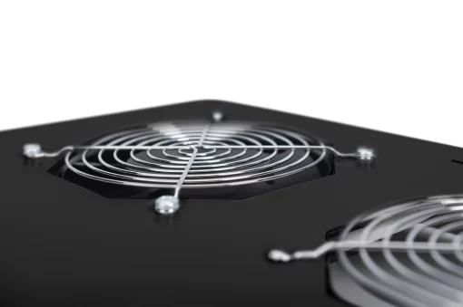 Блок вентиляторів DIGITUS 19" Roof, 4 fans, thermostat, RAL 9005