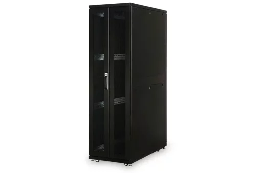 Шафа DIGITUS 19", 42U, Server Unique, 600x1200 мм, 1000кг максимально, чорна
