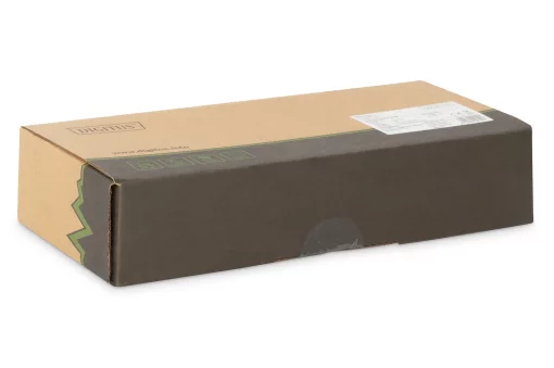 Патч-панель DIGITUS САТ 6A STP, настільна, 12 портів, зібрана, чорна