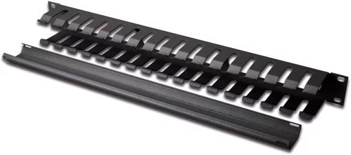 Кабельний організатор DIGITUS 19" 1U, перфорований, RAL 9005