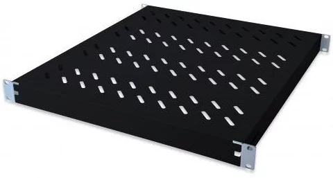 Полиця DIGITUS 19", 1U, регульована, 500мм, чорна