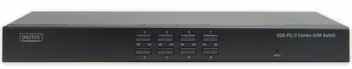 Комутатор DIGITUS Combo-KVM, 1 user, 8-port PS/2 or USB