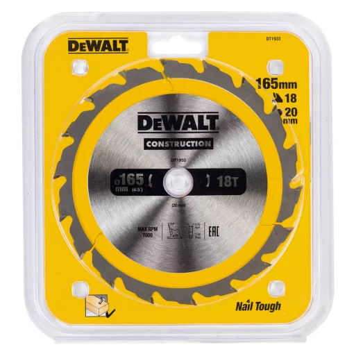 Диск пиляльний CONSTRUCTION DeWALT DT1933
