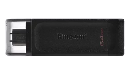 Накопичувач Kingston   64GB USB 3.2 Type-C Gen 1 DT70