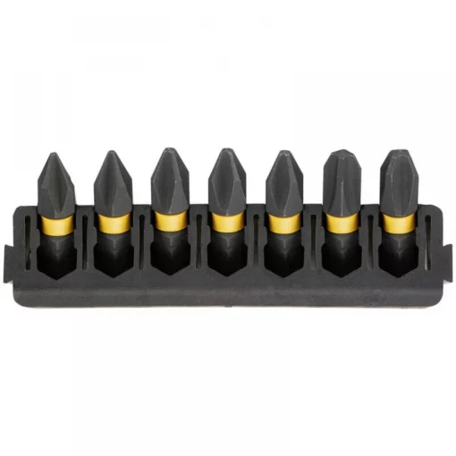 Біти DeWalt FlexTorq 25мм Рh1 Рh2 Рh3 набір 7шт