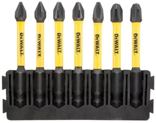 Біти DeWalt FlexTorq 57мм Рh1 Рh2 Рh3 набір 7шт