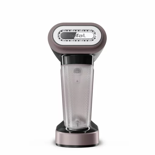 Відпарювач Tefal компактний Pure Force 3в1, 1800Вт, 180мл, постійна пара - 35гр, керам. підошва, чорно-рожевий