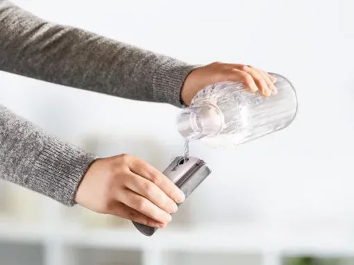 Відпарювач Tefal компактний Pure Force 3в1, 1800Вт, 180мл, постійна пара - 35гр, керам. підошва, чорно-рожевий