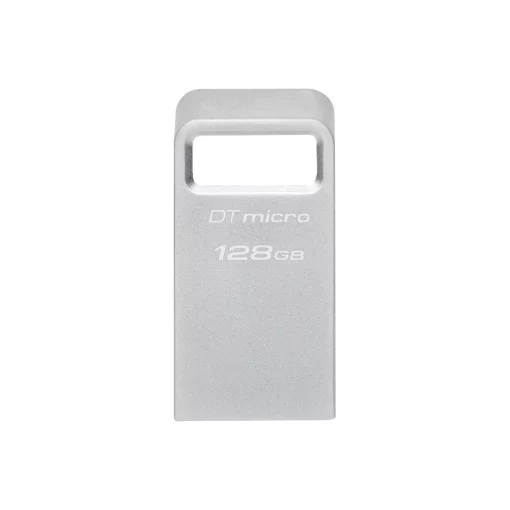 Накопичувач Kingston  128GB USB 3.2 Type-A Gen1 DT Micro R200MB/s Metal
