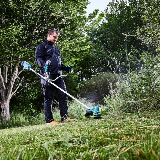 Тример садовий акумуляторний Makita DUR190UZX3 LXT 18В 25.5см ніж/ліска 30см 3.1кг без АКБ та ЗП