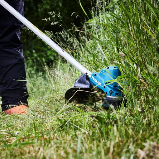 Тример садовий акумуляторний Makita DUR190UZX3 LXT 18В 25.5см ніж/ліска 30см 3.1кг без АКБ та ЗП