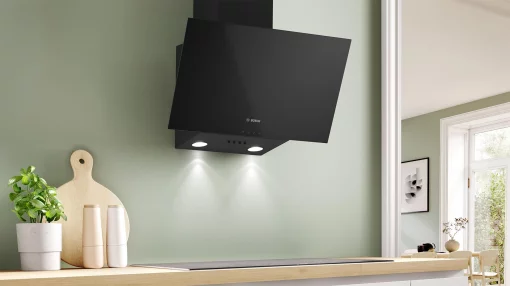 Витяжка Bosch похила, 60см, 360м.куб/год, чорний