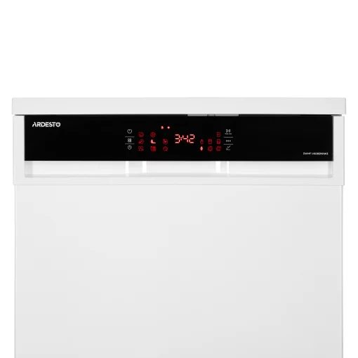 Посудомийна машина ARDESTO, 15компл., А+++, 60см, дисплей, 3й кошик, гігієн.обробка, авт.відкр.дверей, білий