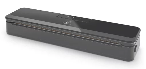 Вакууматор Electrolux для рулонів, пакетів і контейнерів, 80Вт, 30см, електронне керування, +10 пакетів, пластик, чорний